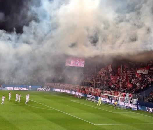 Vfl Bochum Pyros der Düsseldorfer Fans
